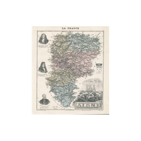 gravure ancienne de l'aisne